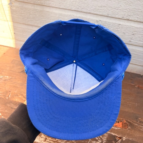 Vintage TRANSCANADA Pipelines trucker hat rope blue snapback - Picture 4 of 4